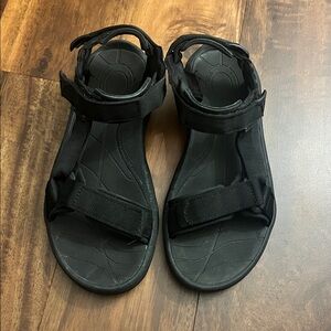 Teva Men’s Terra Fi Sport Black Sandals Size 9